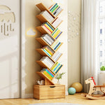 EcoWood | Stylish Eco-Friendly Walnut Bookshelves for Home Office 15