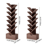 EcoWood | Stylish Eco-Friendly Walnut Bookshelves for Home Office 5