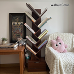 EcoWood | Stylish Eco-Friendly Walnut Bookshelves for Home Office 6