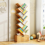 EcoWood | Stylish Eco-Friendly Walnut Bookshelves for Home Office 9