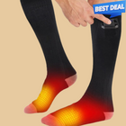 Heated Socks for Men and Women, Rechargeable Heated Socks with 3 Heat Settings, Electric Warming Socks for Winter