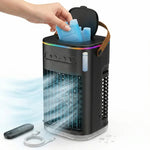 Efficient Personal Air Cooler with 1.2L Reservoir & Remote Control | Quiet Operation for Comfort 0