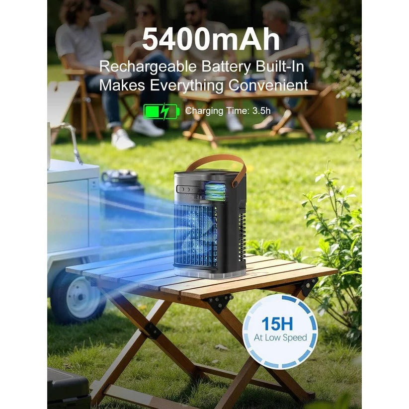 Efficient Personal Air Cooler with 1.2L Reservoir & Remote Control | Quiet Operation for Comfort 6