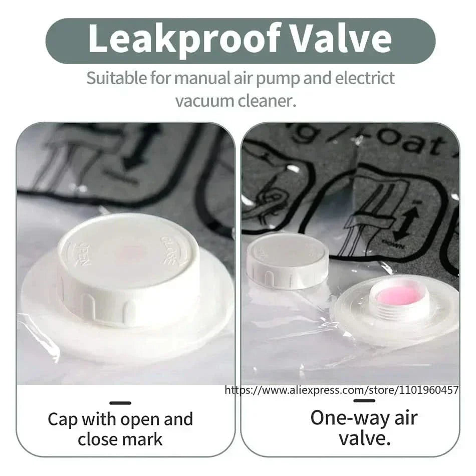 Efficient Vacuum Storage Bags for Clothes with Dustproof Design | Space-Saving Solution for Organized Closets 6