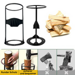 Efficient | Wood Splitter with Compact Cast Iron Design | Portable Tool for Easy Firewood Splitting 8