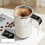 Effortless Brew | Rechargeable Self-Stirring Coffee Mug with Magnetic Rotation | Portable Stainless Steel Mixer for Perfectly Blended Drinks 4