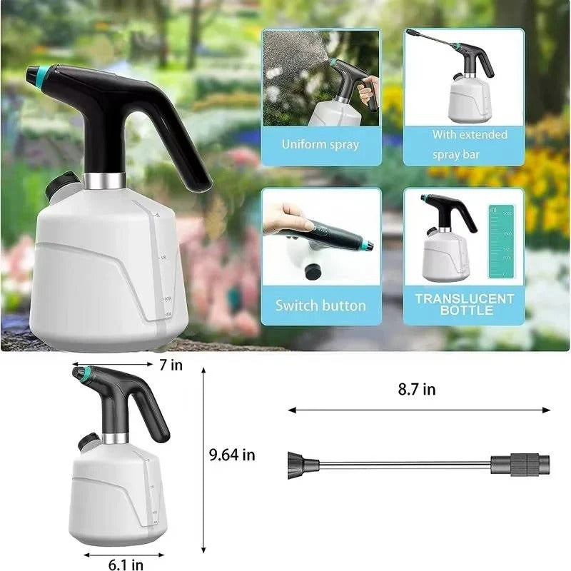 Effortless Electric Plant Sprayer | Rechargeable with Customizable Mist for Easy Plant Care 7