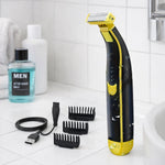 Effortless Grooming | Rechargeable Body Trimmer with USB Type C Charging for Versatile Grooming 0