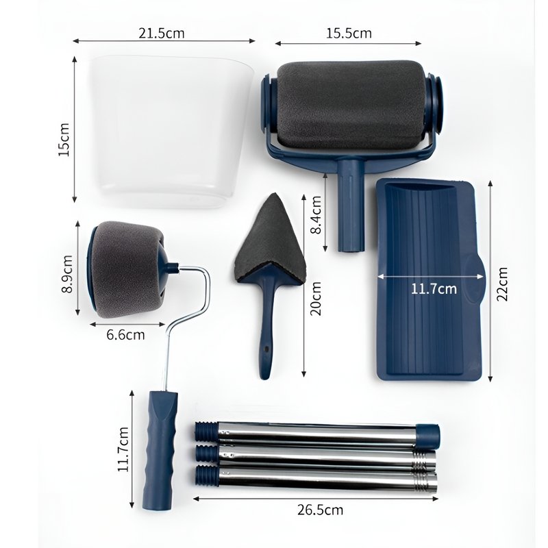 Effortless Paint Roller Tool with Easy Refill Cap | Flawless Finish for Home Makeovers 0