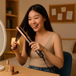 Effortless Styling | 2-in-1 Hair Dryer & Straightener with Adjustable Heat for Smooth, Frizz-Free Hair 4
