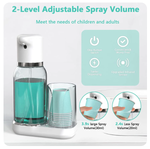 Effortless | Automatic Mouthwash Dispenser with Adjustable Volume & Cup Holder for Hygienic Oral Care 4