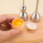 Egg Cracker Tool | Stainless Steel Egg Opener with Tapping Design | Effortless Cracking for All Egg Types 4