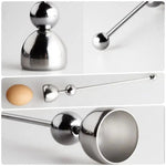Egg Cracker Tool | Stainless Steel Egg Opener with Tapping Design | Effortless Cracking for All Egg Types 7