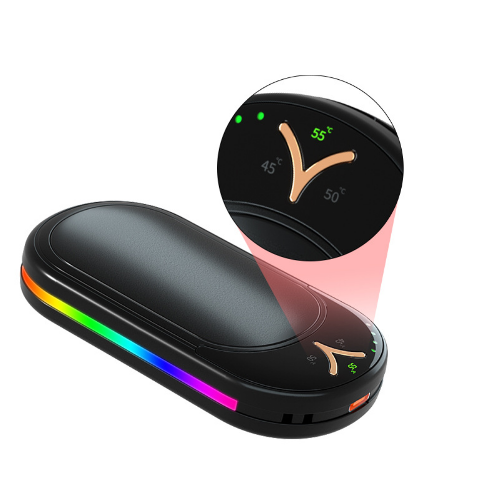 Electric Hand Warmer Set with Rechargeable Battery | Compact Pocket Heater for On-the-Go Warmth 6
