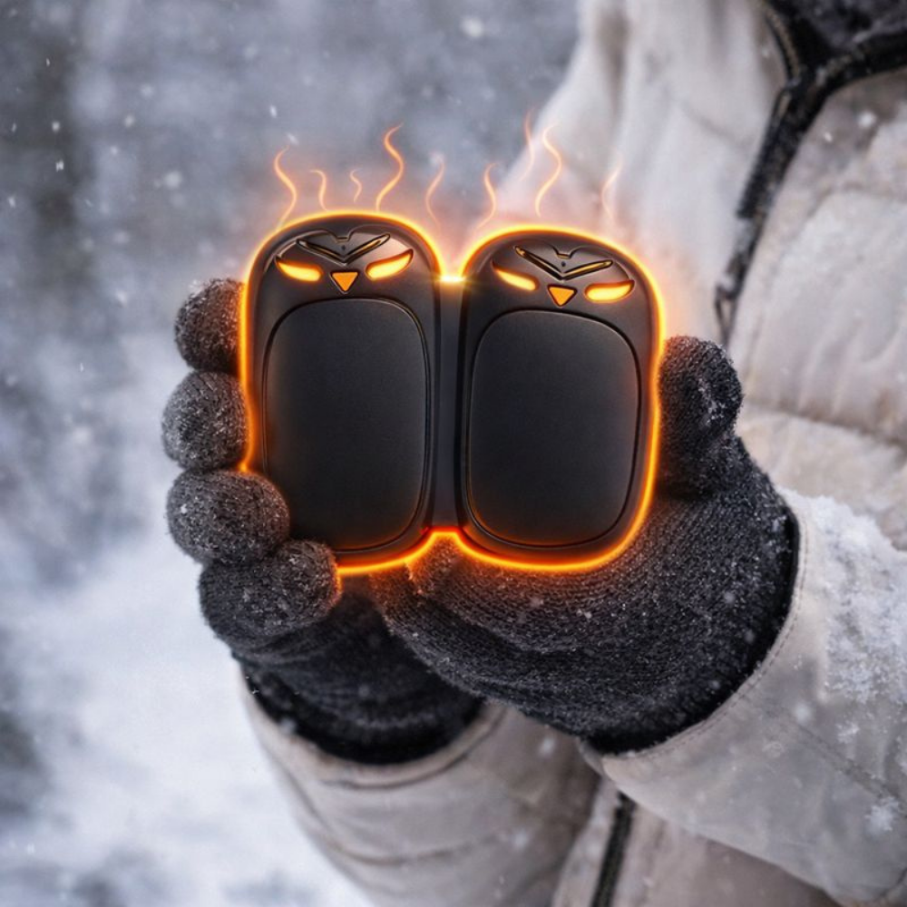 Electric Hand Warmer Set with USB Charging | Dual Unit for Convenient Warmth 5
