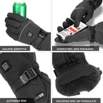 Electric Heated Gloves | Waterproof Design with Adjustable Temperature | Warmth for Outdoor Adventures 4