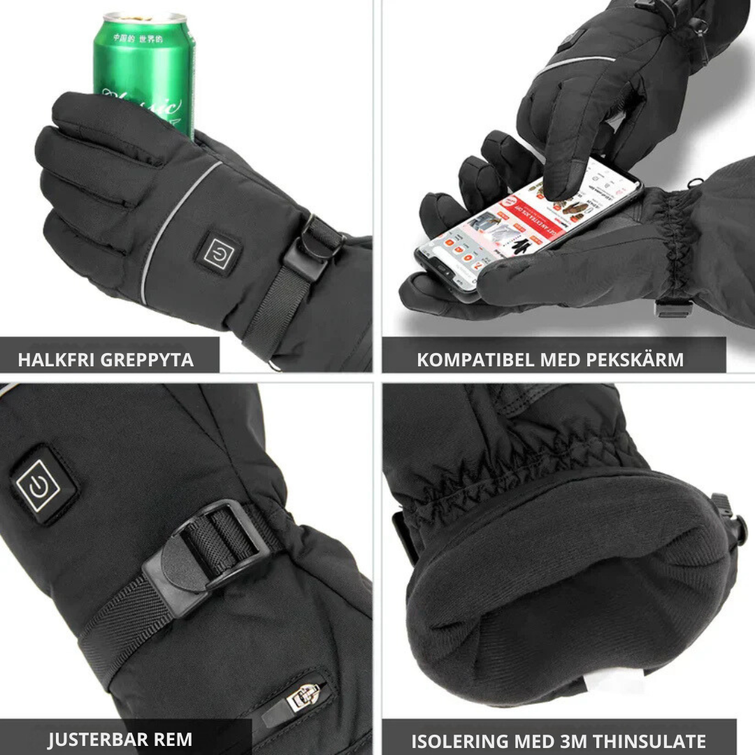Electric Heated Gloves | Waterproof Design with Adjustable Temperature | Warmth for Outdoor Adventures 4