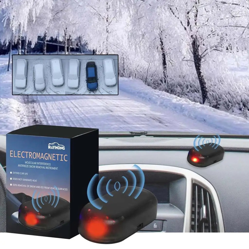 Electromagnetic Snow Removal Device with Solar Power | Effortless Ice Clearance for Your Vehicle 5