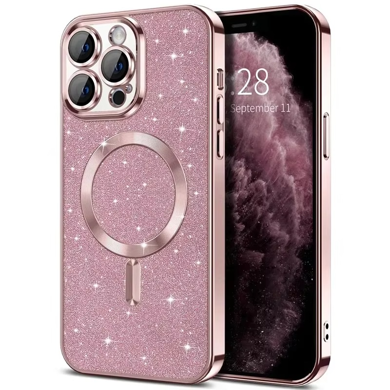 Electroplate Case for iPhone with MagSafe & Glitter Finish | Stylish Protection 8