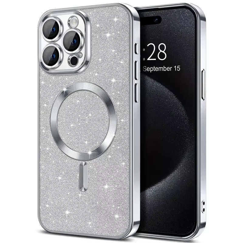 Electroplate Case for iPhone with MagSafe & Glitter Finish | Stylish Protection 9