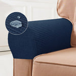 Elegant Armrest Covers | Stretch Spandex Set of 2 in Bordeaux for Stylish Protection 0