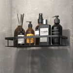 Elegant Bathroom Shelves | Floating Shower Shelf with Metal Suction Cups | Stylish Storage Solution for Easy Organization 10