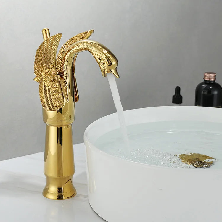 Elegant Bathroom Wash Basin Faucet with Luxurious Golden Finish | Modern Design for Stylish Bathrooms 8