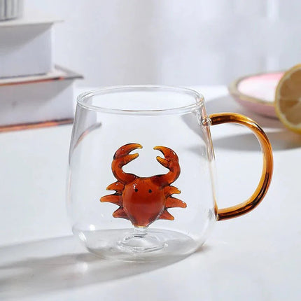 Elegant Borosilicate Glass Mug with 3D Animal Design | Heat-Resistant Drinkware for Unique Beverage Experience 8