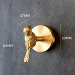 Elegant Brass Wall Hooks | Handmade Animal Designs for Functional Decor 4