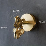 Elegant Brass Wall Hooks | Handmade Animal Designs for Functional Decor 6