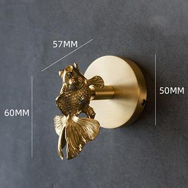 Elegant Brass Wall Hooks | Handmade Animal Designs for Functional Decor 6