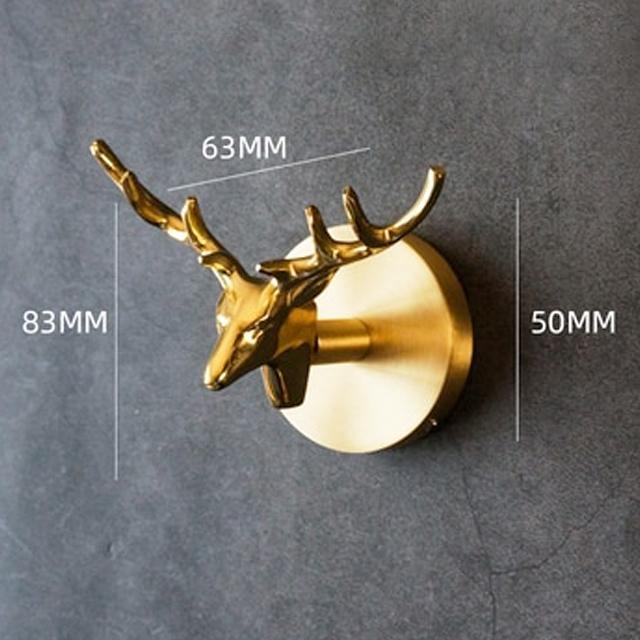 Elegant Brass Wall Hooks | Handmade Animal Designs for Functional Decor 7