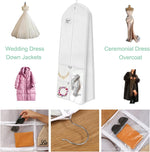Elegant Bridal Gown Storage Set | Extra-Large Dustproof Garment Bag for Wedding Dresses 3