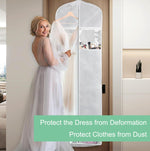 Elegant Bridal Gown Storage Set | Extra-Large Dustproof Garment Bag for Wedding Dresses 5