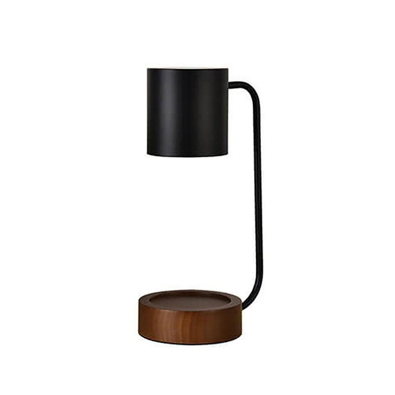 Elegant Candle Warmer Lamp with Dimmable Light & Wooden Base | Japanese Minimalist Design for Relaxation 5