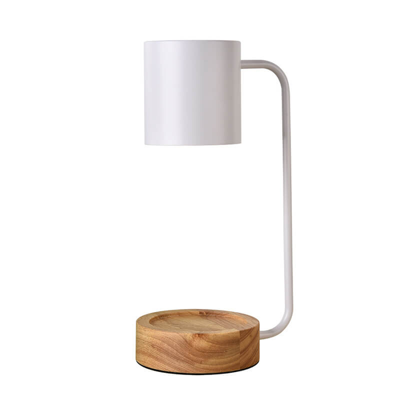 Elegant Candle Warmer Lamp with Dimmable Light & Wooden Base | Japanese Minimalist Design for Relaxation 6