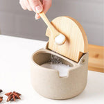 Elegant Ceramic Spice Jar Set with Bamboo Lids | Stylish Storage for Kitchen Essentials 7