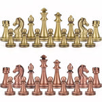 Elegant Chess Set | Antique Bronze Pieces with Foldable Wood Board | Timeless Design for Classic Gameplay 4