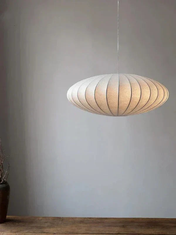 Elegant Crystal Pendant Lighting with Silk Shades | Luxurious Home Decor Lighting for Warm Ambiance 0