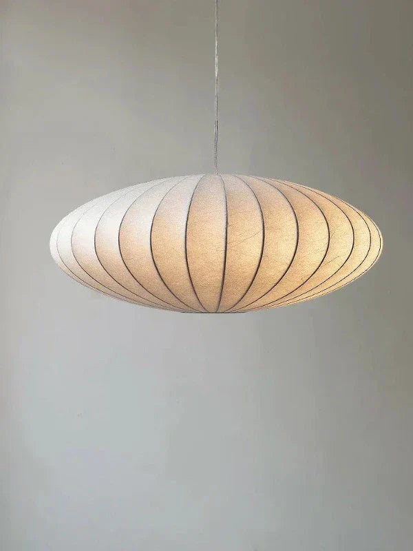 Elegant Crystal Pendant Lighting with Silk Shades | Luxurious Home Decor Lighting for Warm Ambiance 4