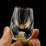 Elegant Cut Crystal Shot Glasses Set | Timeless Design with Diamond-Cut Finish for Celebrations 0