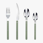 Elegant Cutlery Set | 24-Piece Stainless Steel Flatware with Black Handles | Durable Design for Stylish Dining 9