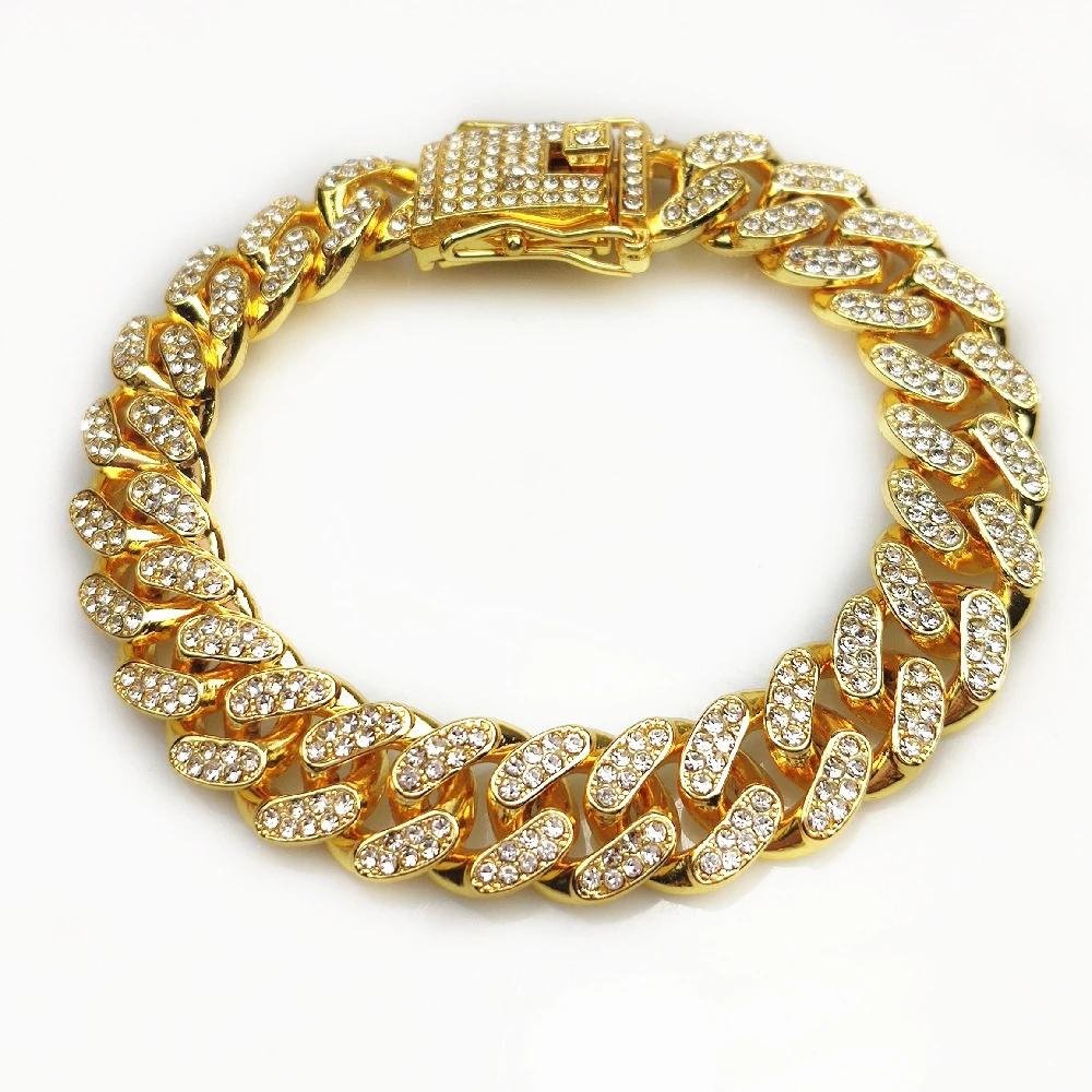 Elegant Dog Collar with Zirconia Diamonds | Luxury Gold Chain Design for Stylish Pets 5