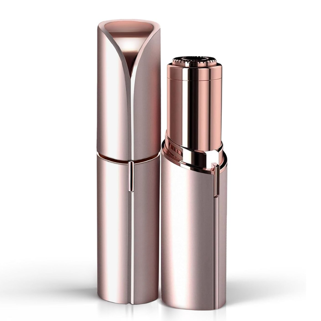 Elegant Facial Hair Remover | Smooth-Glide Head & Compact Design for Effortless Grooming 0