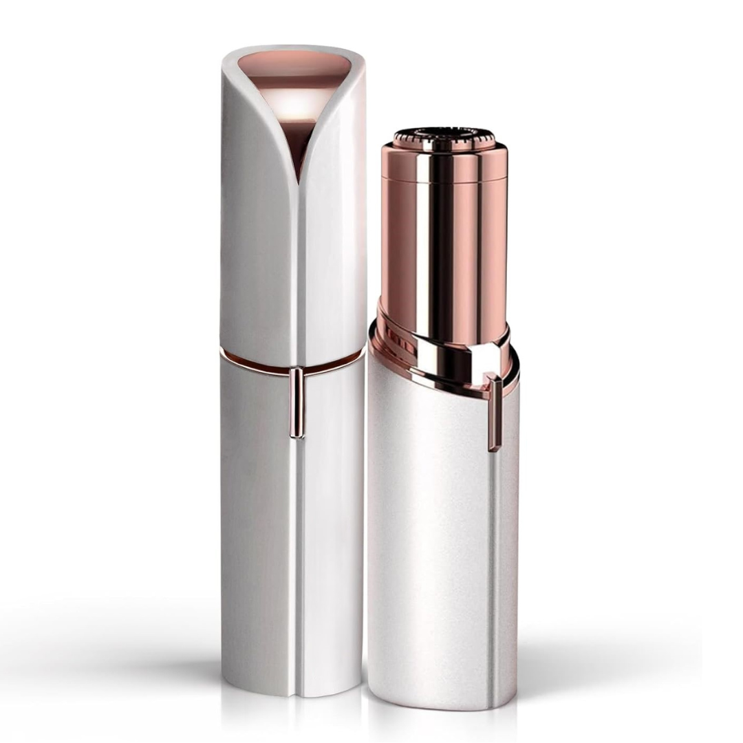 Elegant Facial Hair Remover | Smooth-Glide Head & Compact Design for Effortless Grooming 12