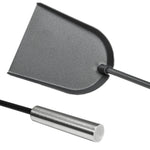 Elegant Fireplace Tool Set | 4-Piece Stainless Steel Tools with Wall-Mounted Rack for Easy Access 4