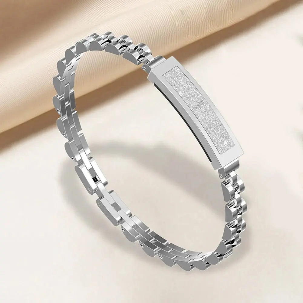 Elegant Fitness Tracker Bracelet | Bluetooth Activity Monitor with 5-Day Battery Life | Stylish Design for Daily Health Tracking 4