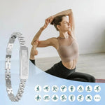 Elegant Fitness Tracker Bracelet | Bluetooth Activity Monitor with 5-Day Battery Life | Stylish Design for Daily Health Tracking 8