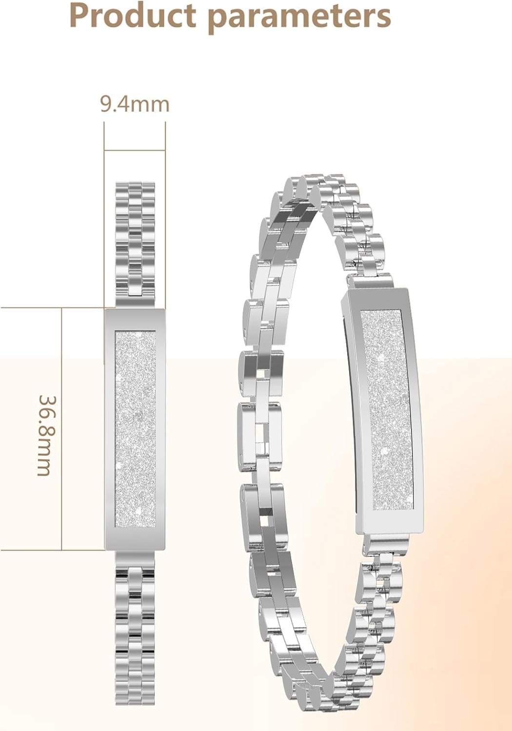 Elegant Fitness Tracker Bracelet with Heart Rate & Sleep Monitoring | Stylish Health Insights for Active Lifestyles 8