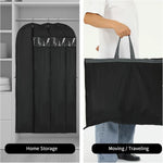 Elegant Garment Storage Cover | Long Dress Bag with Zipper & Clear Window | 2-Pack for Travel and Protection 2
